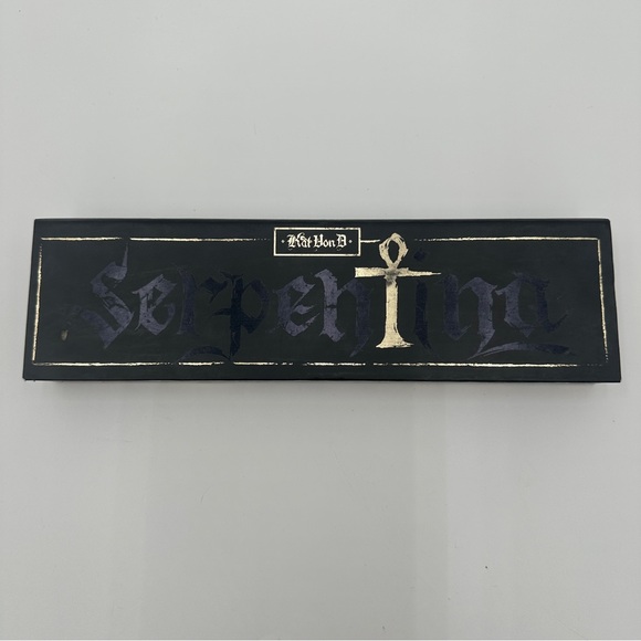 Kat Von D Serpentina Eyeshadow Pallet Colorful Glitter Goth Halloween - Picture 1 of 5